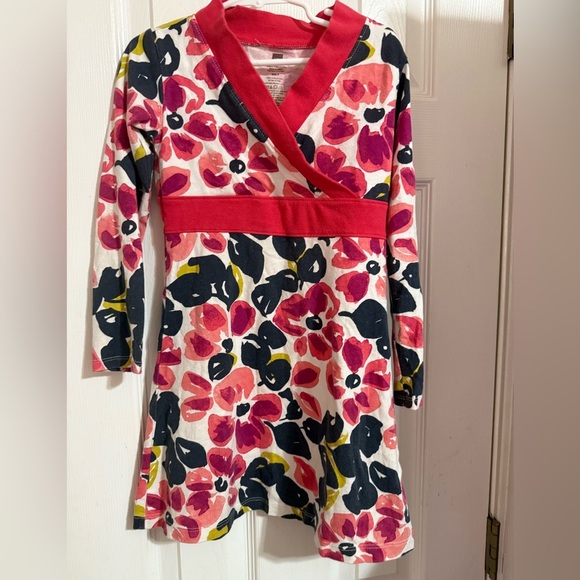 Tea Collection Floral Wrap Dress - Picture 1 of 7
